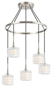 Woodbridge Lighting Regent Park Chandelier, Frosted Square