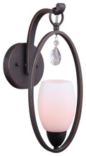 Load image into Gallery viewer, Woodbridge Lighting Olivia Opal Wall Sconce, Bronze