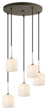 Load image into Gallery viewer, Woodbridge Lighting Chelsea Cluster Pendant, Opal Square Glass