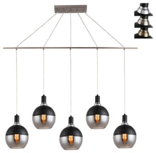 Load image into Gallery viewer, Woodbridge Lighting Blake 5-Light Linear Pendant with ST64 Bulb