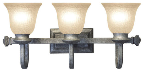 Dresden 3-Light Bathroom Light, Graystone