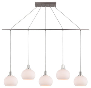 Woodbridge Lighting Austin 5-Light Linear Pendant with LED