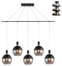 Load image into Gallery viewer, Woodbridge Lighting Blake 5-Light Linear Pendant with ST64 Bulb