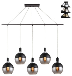 Woodbridge Lighting Blake 5-Light Linear Pendant with ST64 Bulb