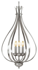 Beaconsfield Foyer Pendant, Satin Nickel