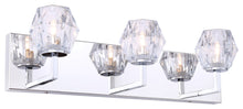 Load image into Gallery viewer, Candice 3-Light Bath, Hexagonal Crystal, LED G9