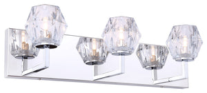 Candice 3-Light Bath, Hexagonal Crystal, LED G9