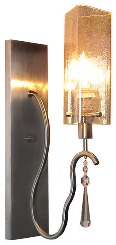 Haley 1-Light Wall Sconce, Faux Opal Glass