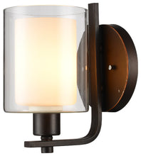 Load image into Gallery viewer, Alaina 1-Light Wall Sconce, Opal Glass