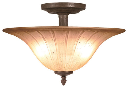 Broadmore Semi-Flush Mount, Bordeaux