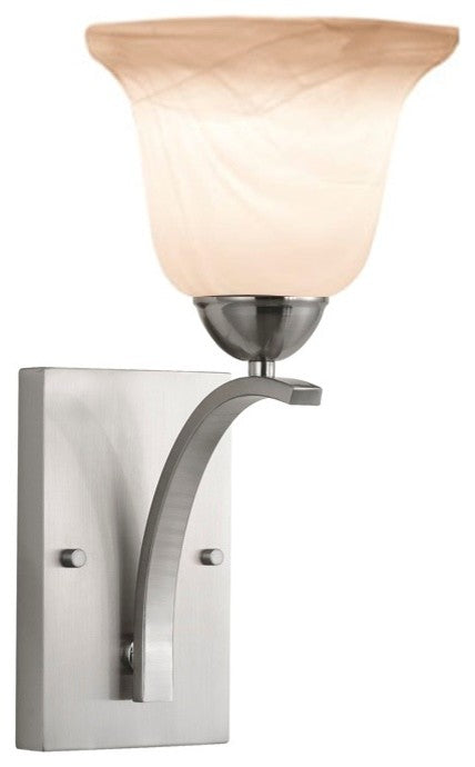 North Bay Wall Sconce, Satin Nickel