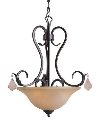 Firenza Foyer Pendant, Colonial Bronze