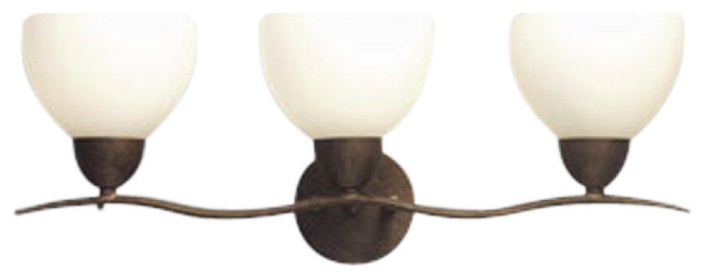 Hampton Ridge 3-Light Bath Bar, Bronze