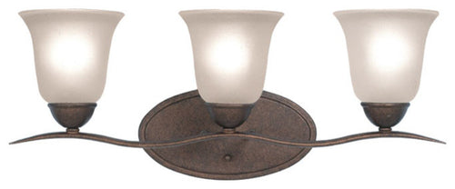 Beaconsfield 3-Light Bathroom Light, Marbled Bronze