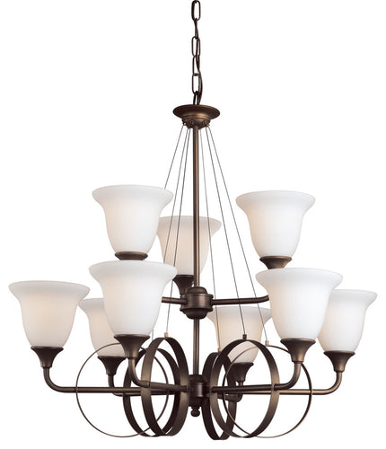 Woodbridge Lighting Fall River Chandelier, 9l - 29.75