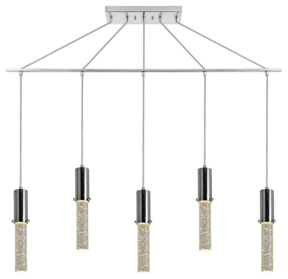 Woodbridge Lighting Pixie 5-Light Linear Pendant