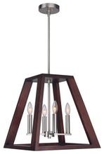 Load image into Gallery viewer, Woodbridge Lighting Walden Wood Pendant, STN