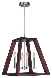 Woodbridge Lighting Walden Wood Pendant, STN