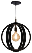 Load image into Gallery viewer, Celestial 1-Light Wood Pendant, Wenge