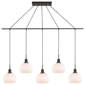 Woodbridge Lighting Austin 5-Light Linear Pendant with LED