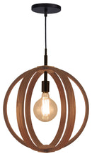 Load image into Gallery viewer, Celestial 1-Light Wood Pendant, Ash