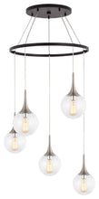 Load image into Gallery viewer, Woodbridge Lighting Alicia 5-Light Pendant Chandelier with ST64 Bulb