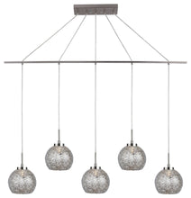 Load image into Gallery viewer, Woodbridge Lighting Elliptic Ball 5-Light Linear Pendant