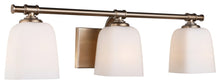 Load image into Gallery viewer, Woodbridge Lighting Blaire 3-Light Bath, Brushed Brass