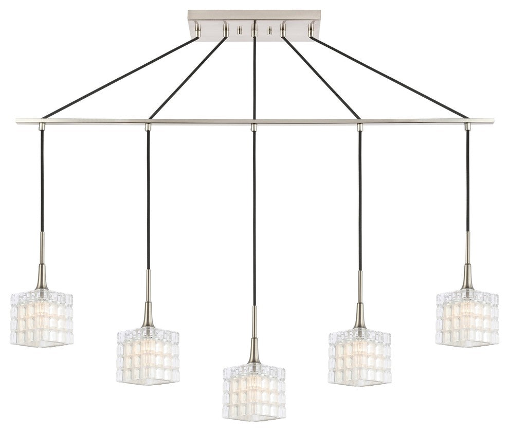 Woodbridge Lighting Regent Park Linear Pendant Frosted Square