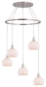 Woodbridge Lighting Austin 5-Light Pendant Chandelier with LED