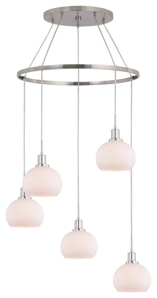 Woodbridge Lighting Austin 5-Light Pendant Chandelier with LED