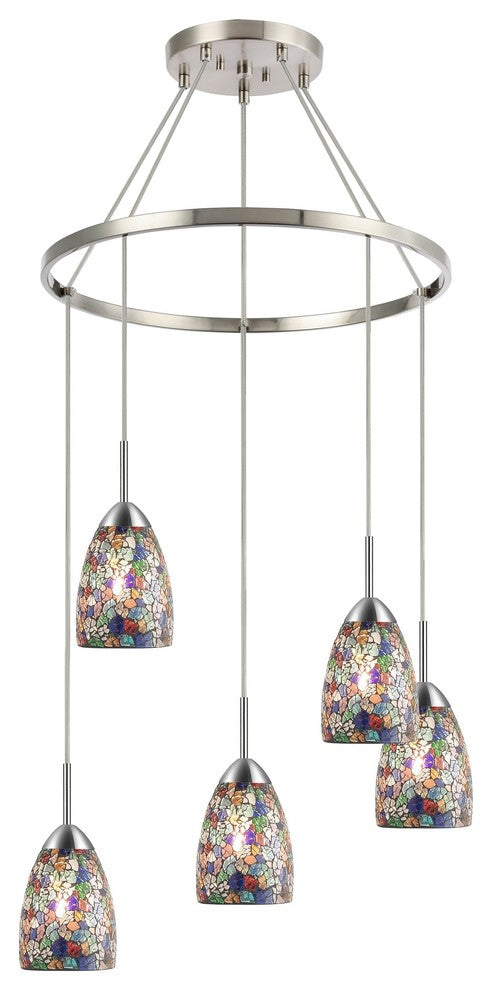 Woodbridge Lighting Venezia 5-Light Pendant Chandelier