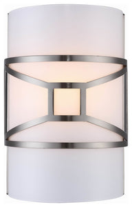 Woodbridge Lighting Regan Wall Mount, Satin Nickel