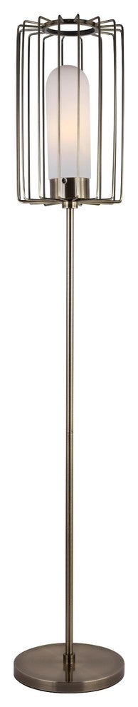 Woodbridge Lighting 19375CBRLE Tanner Floor Lamp With Embedded LED