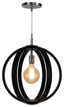 Load image into Gallery viewer, Celestial 1-Light Wood Pendant, Wenge