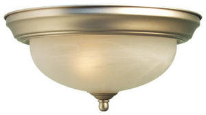 Anson 3-Light Flush-Mount Ceiling Light, Satin Nickel