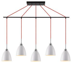 Woodbridge Lighting Vento 5-Light Linear Pendant