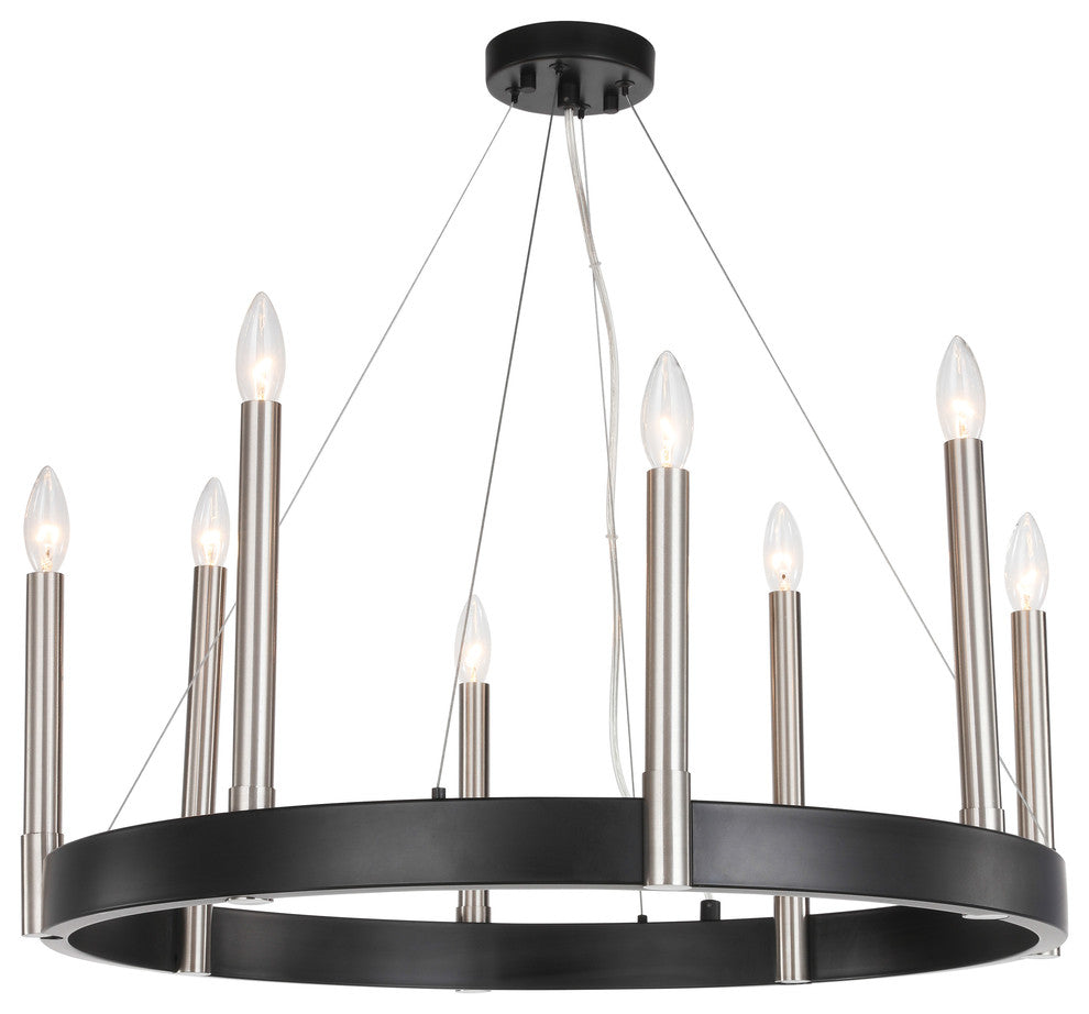 Garret 8-Light Circular Pendant Chandelier