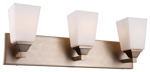 Woodbridge Lighting Berkley 3-Light Bath, Brushed Brass